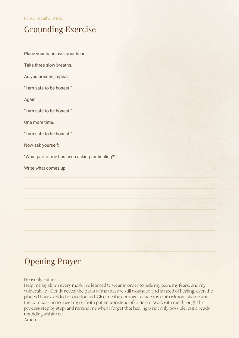 The Journey II Free Guided Workbook